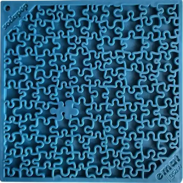 SodaPup Jigsaw Enrichment Lick Mat (Blue)