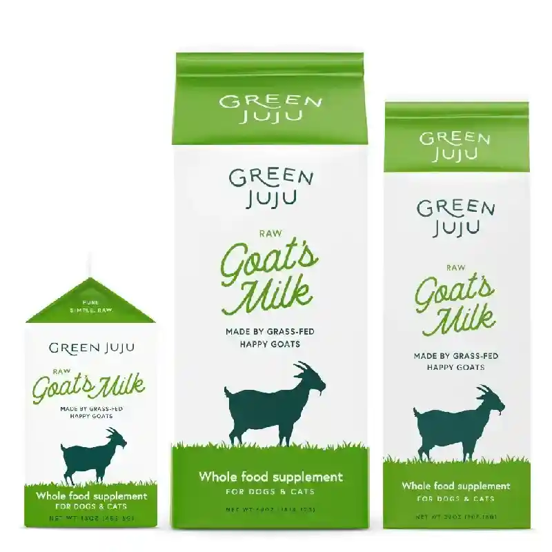 Frozen Grass-Fed Raw Goat’s Milk Whole Food Supplement for Dogs & Cats 32-oz