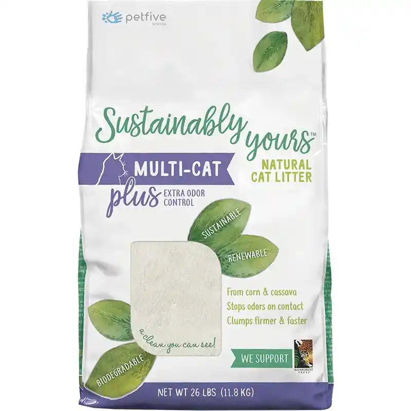 Sustainably Yours Cat Litter Multi Cat Plus 26LB