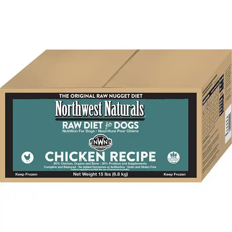 Northwest Naturals Frozen Raw Chicken Nuggets 15LB