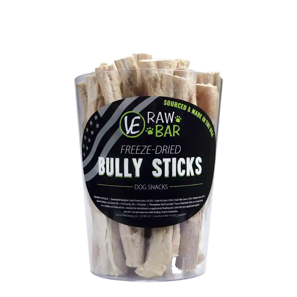 Ve Raw Bar Freeze-dried Raw Bully Sticks Dog Snacks