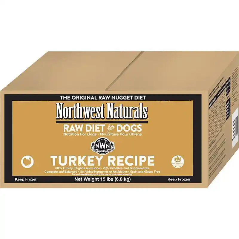 Northwest Naturals Frozen Raw Turkey Nuggets 15LB