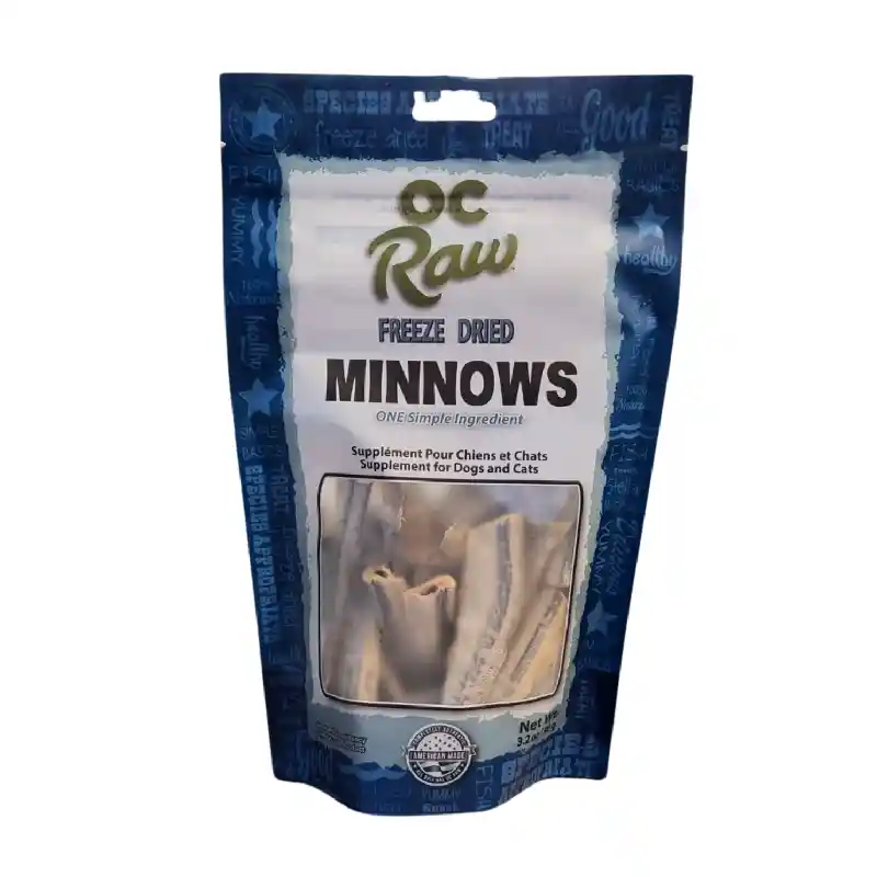 Freeze-Dried Minnows for Dogs & Cats 3.2-oz