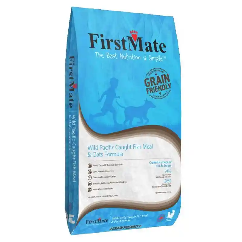 FirstMate Grain Friendly Wild Caught Fish & Oats 25LB