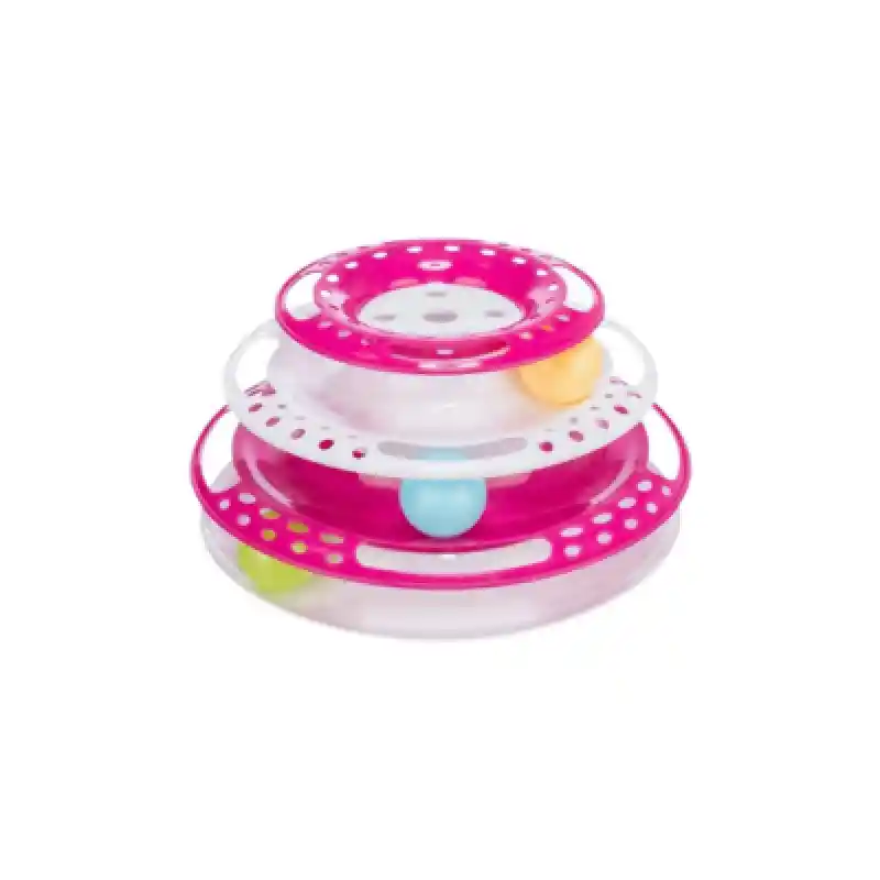 Trixie Cat Activity Catch The Balls (Pink & White)