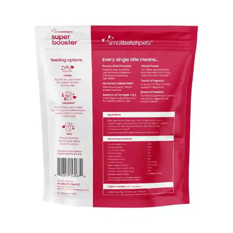 SmallBatch Super Booster FD Beef Bites 7-oz