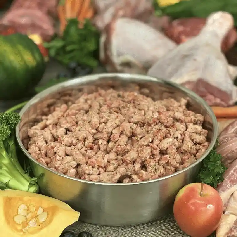 Frozen Raw Lamb & Produce Meaty Rox for Dogs 3-lb