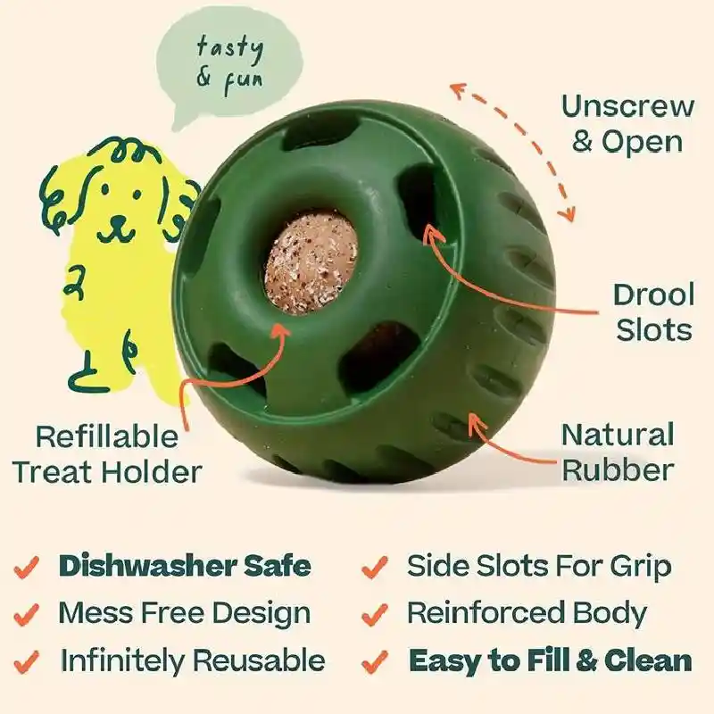 Woof Dog Toy Pupsicle Green Large