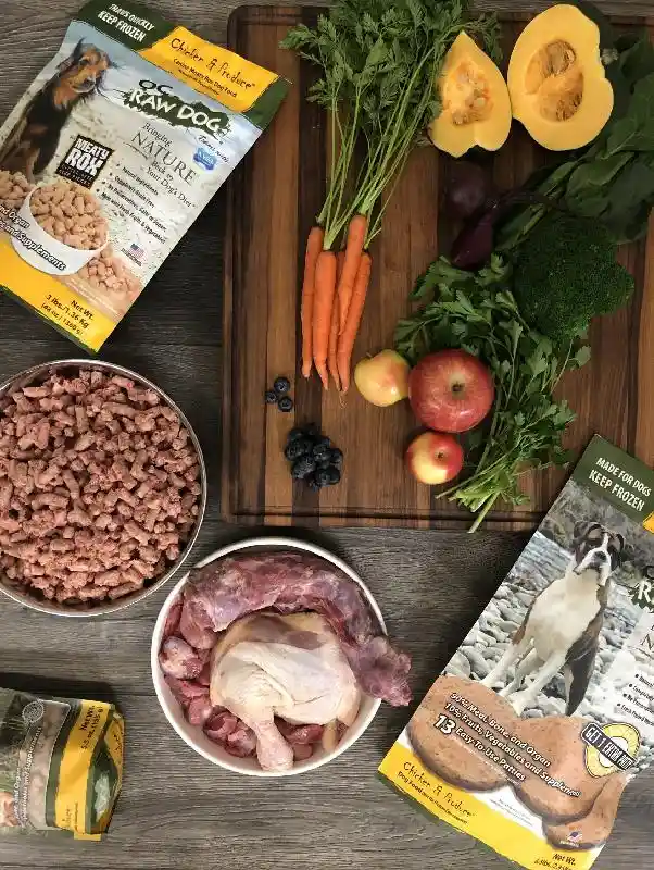 Frozen Raw Chicken & Produce Patties for Dogs 6-lb