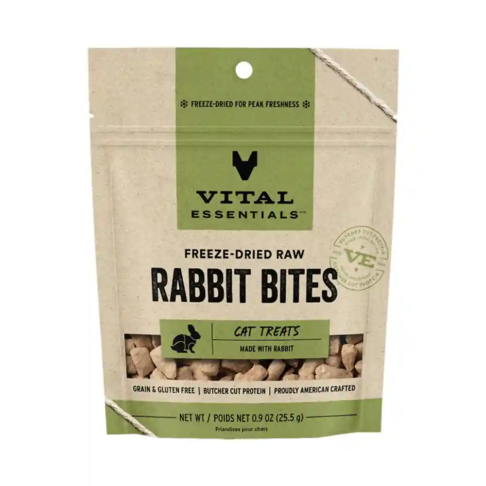 Freeze-dried Rabbit Bites Cat Treat - .9oz