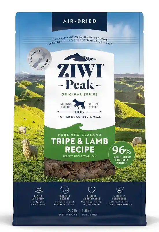 Ziwi Peak Dog Tripe & Lamb for Dogs 2.2lb