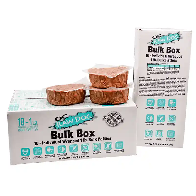 Frozen Raw Fish & Produce Bulk Box for Dogs 18-lb