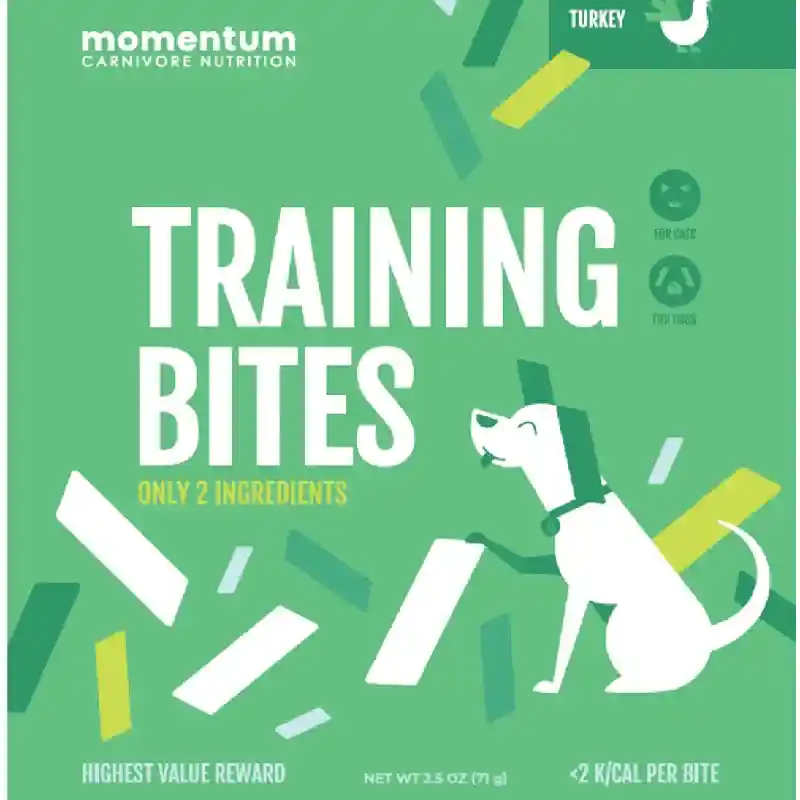 Momentum Treats Training Bites Turkey 2.5oz