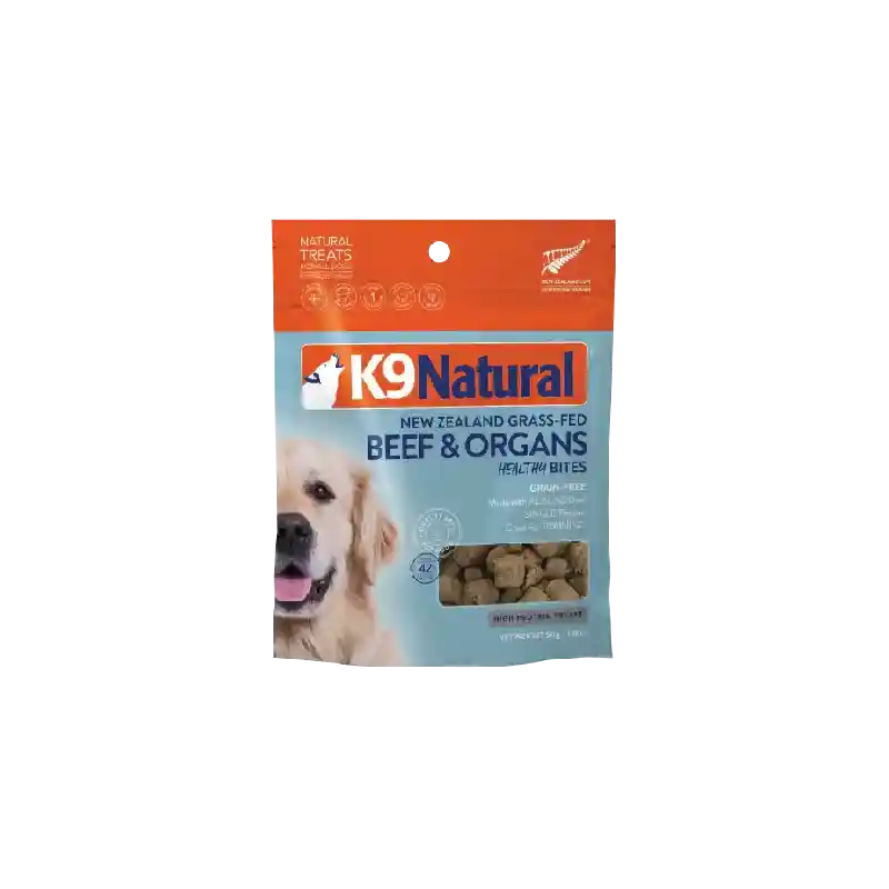 K9 Natural Freeze-Dried Beef & Organs Healthy Bites for Dogs 1.76oz