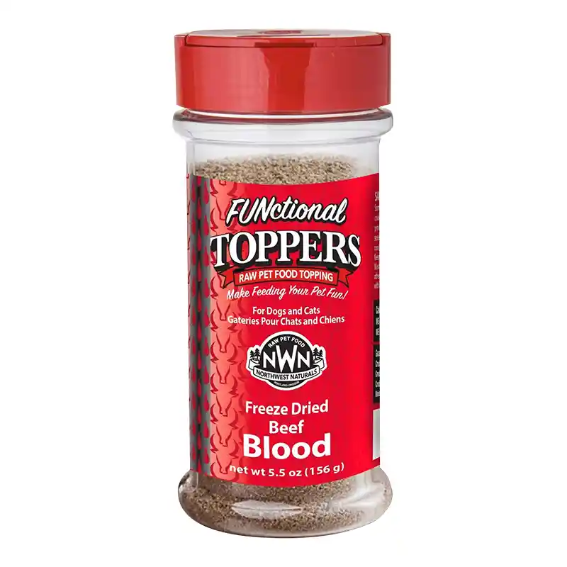 Freeze-Dried Beef Blood Functional Topper for Dogs and Cats 3.5-oz