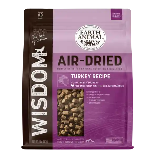 Wisdom Air-Dried Trky Recipe for Dogs 2-lb
