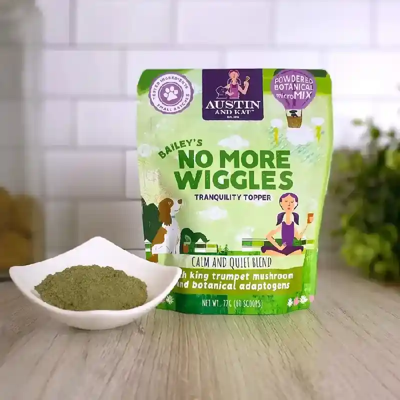No More Wiggles Health Supplement Powder for Dogs & Cats (60 scoops)