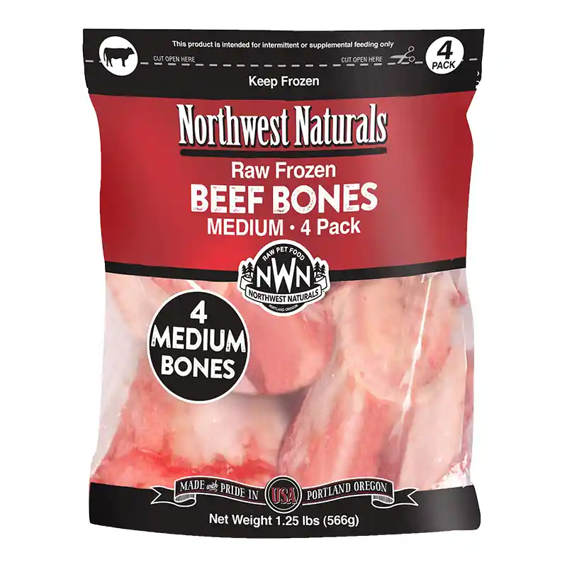 Northwest Naturals Frozen Raw Meaty Bones Medium 3-5” (4-pack)