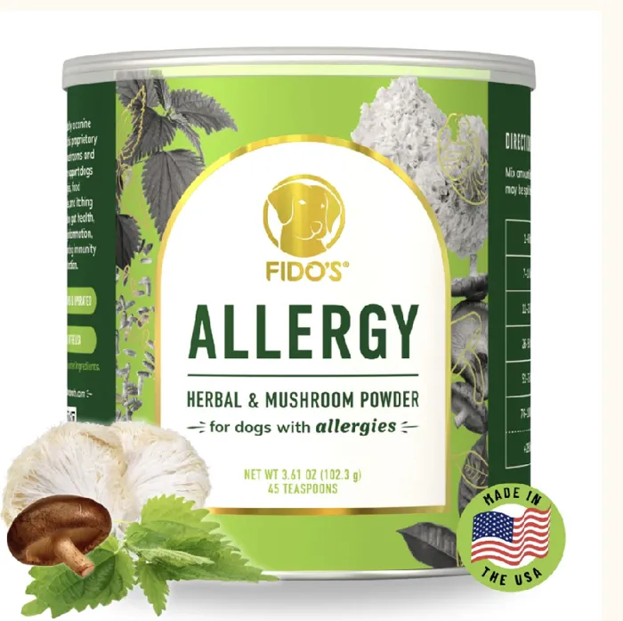 Fido's Allergy Herbal/mushroom Powder 3.61oz