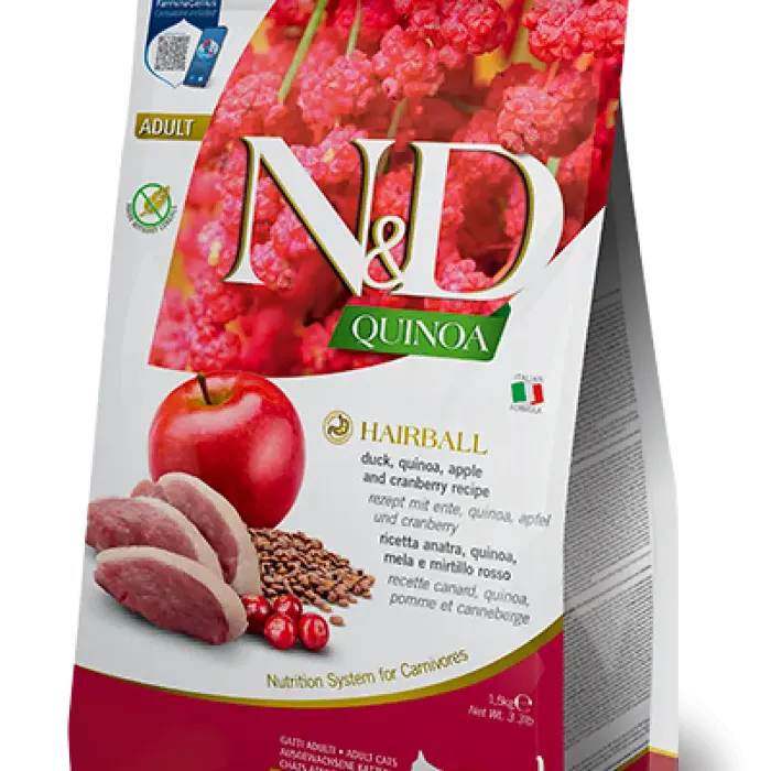 Farmina Nd Quinoa Gf Cat Hairball Control 3.3#