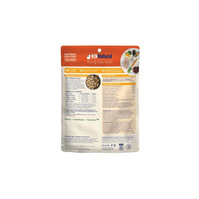 K9 Natural Freeze-Dried Chicken Feast 3.5oz
