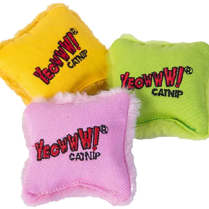 Green Pillow Cat Toy
