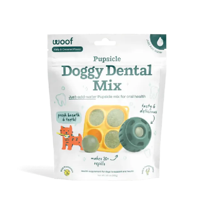 Woof Pupscicle Treat Mix Doggy Dental 5.5-oz