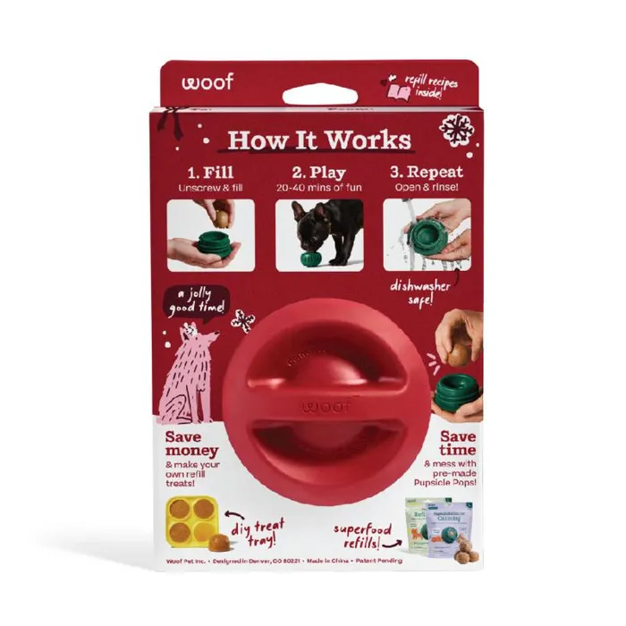Woof Pupsicle Holiday Winter Large