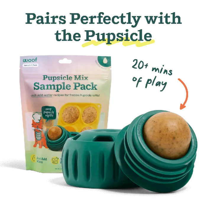 Woof Dog Pupscicle Treat Mix Variety Pack 5.5-oz
