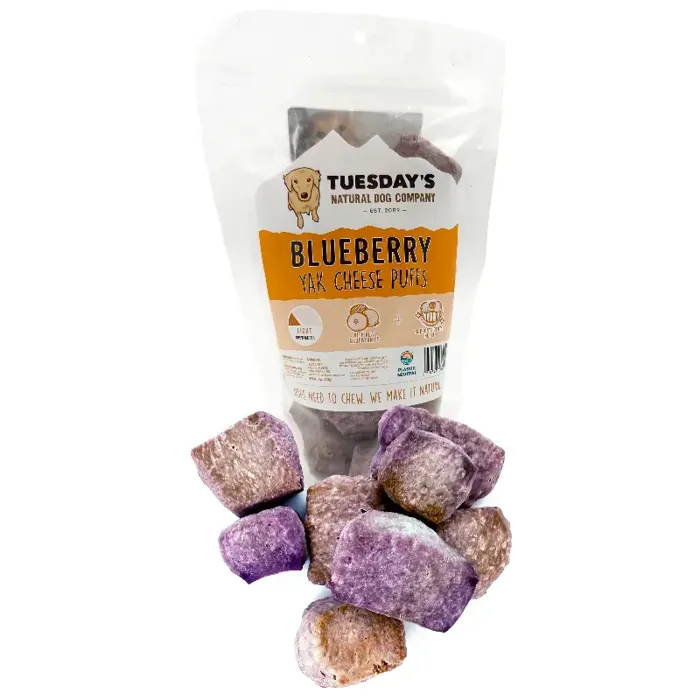 Blueberry Yak Cheese Puffs 4oz
