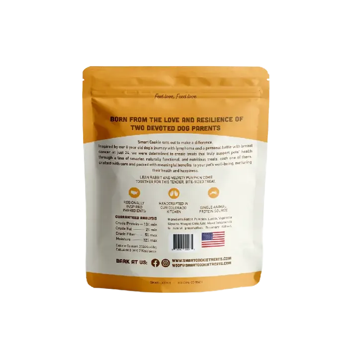 Smart Cookie Barkey Rabbit and Pumpkin Soft & Chewy Dog Treats 5oz
