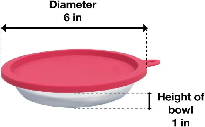 Messy Mutts Cat Bowl Lid 1.75 Cup Set 2p