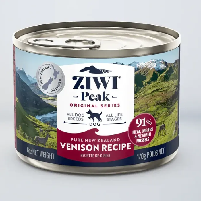 Pure New Zealand Venison Recipe Can Dog Food 6-oz