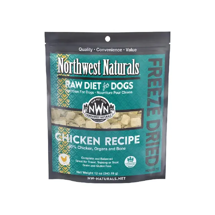 Northwest Naturals Freeze-Dried Chicken Nuggets for Dogs 12-oz
