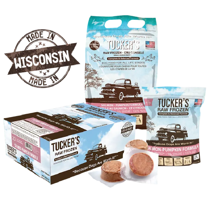Tucker's Dog Raw Frzn Salmon & Pumpkin 20 Lb
