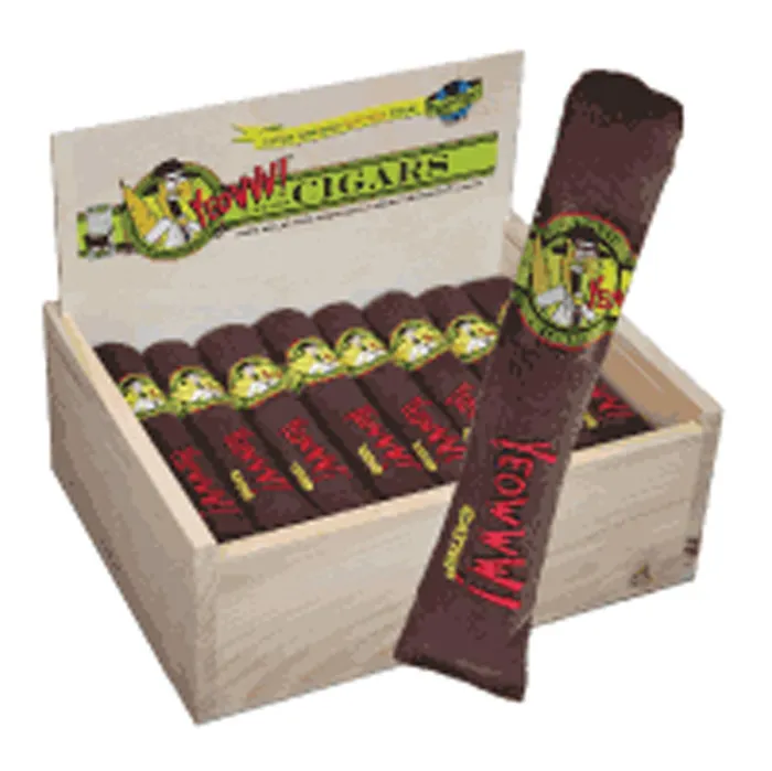 Yeowww! Birch Wood Box Of Cigars 24 Count