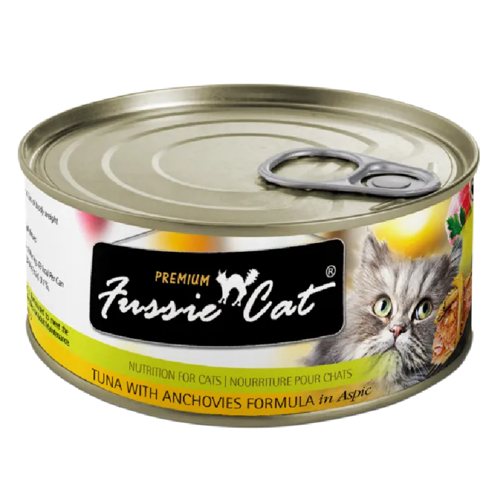 Fussie Cat Premium Tuna With Anchovies Can Food Ca