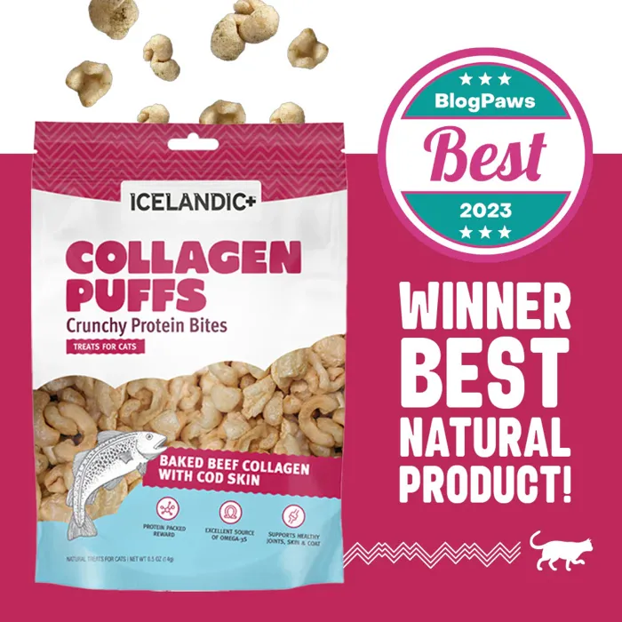 Icelandic Cat Collagen Puffs Bf W/ Cod Skin 0.5-oz