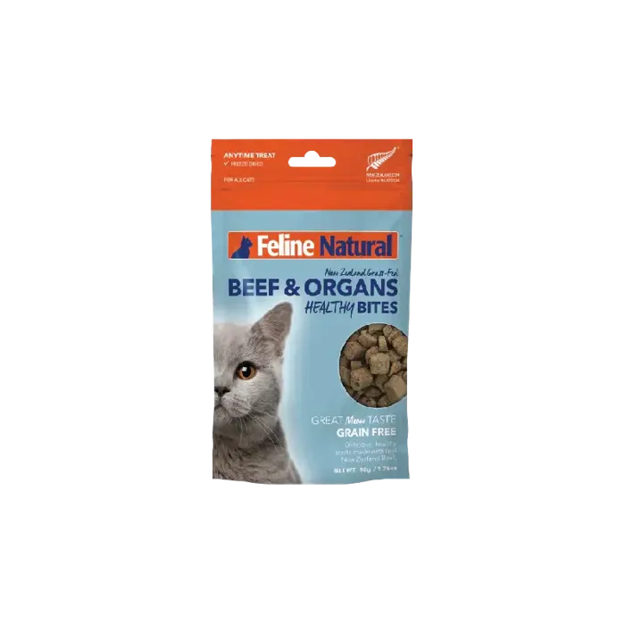 Feline Natural Freeze-Dried Beef & Organ Healthy Bites 1.76oz