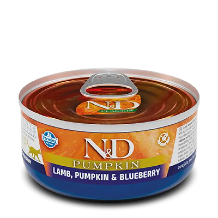 Farmina N&D Ppkn Lamb & Blueberry Can Cat 2.5oz