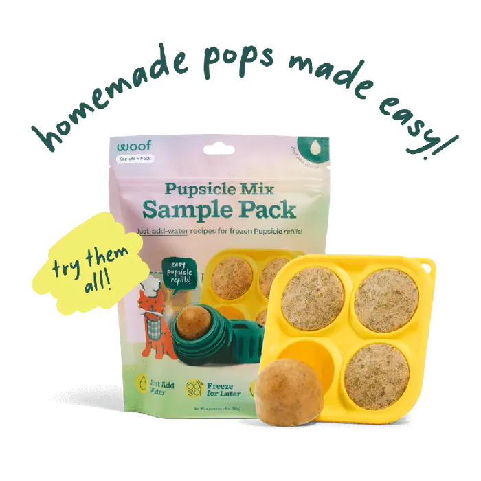 Woof Dog Pupscicle Treat Mix Variety Pack 5.5-oz
