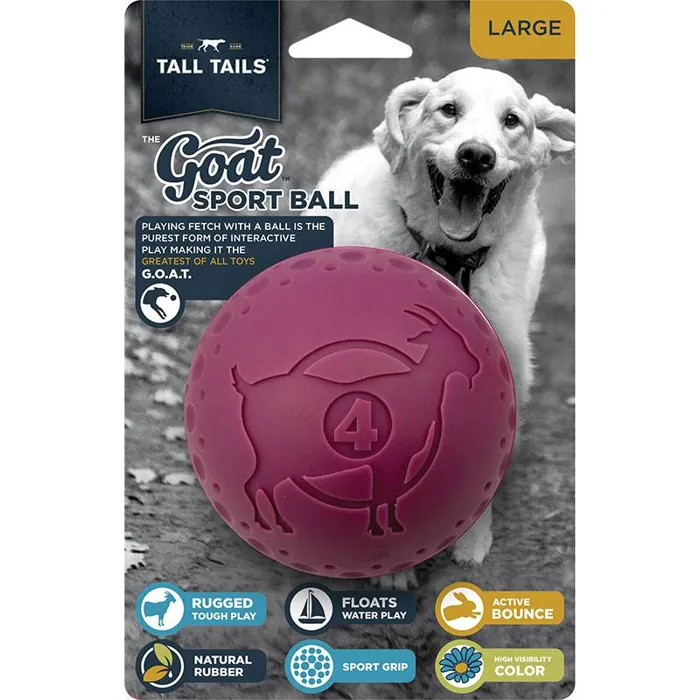 Tall Tails Sport Ball Purple Large-4 In.