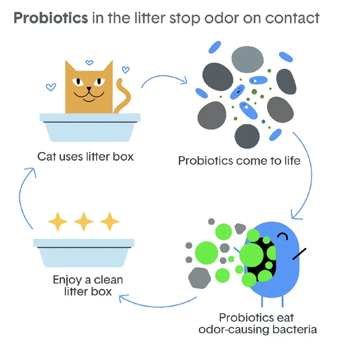 BoxiePro® Deep Clean Probiotic Cat Litter 16LB