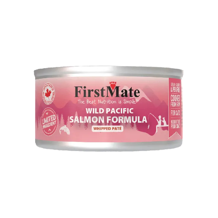 Firstmate Limited Ingredient Wild Pacific Salmon Formula for Cats 5.5-oz