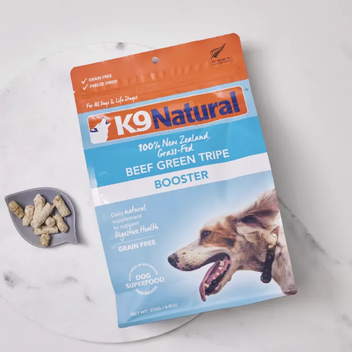K9 Natural Fd Raw Booster- Beef Green Tripe 8.8-oz