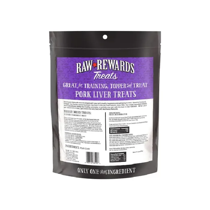 Northwest Naturals Freeze-Dried Pork Liver for Dogs and Cats 10-oz