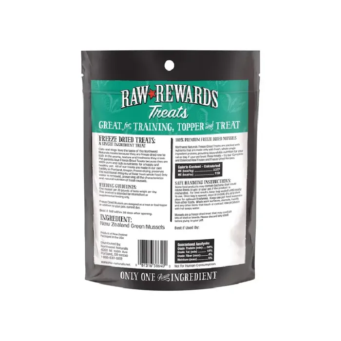 Northwest Naturals Freeze-Dried Green Lipped Mussels 2-oz