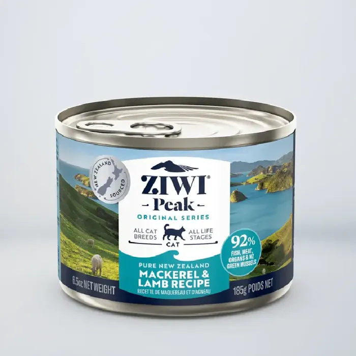 Mackerel & Lamb Recipe Canned Cat Food 6.5-oz
