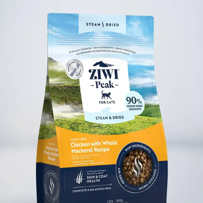 Ziwi Cat Steam Dried Chicken W Whole Mackerel 1.8#