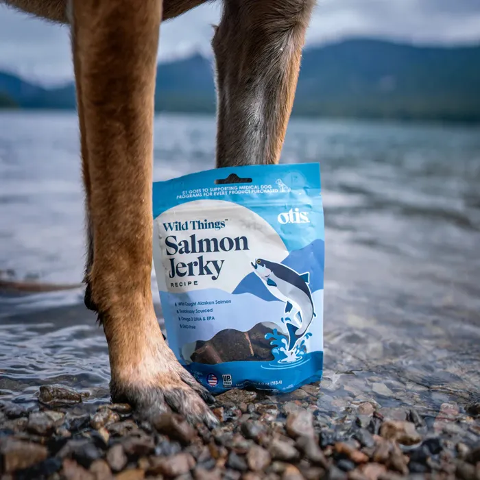 Otis Dog Wild Things Salmon Jerky 4-oz